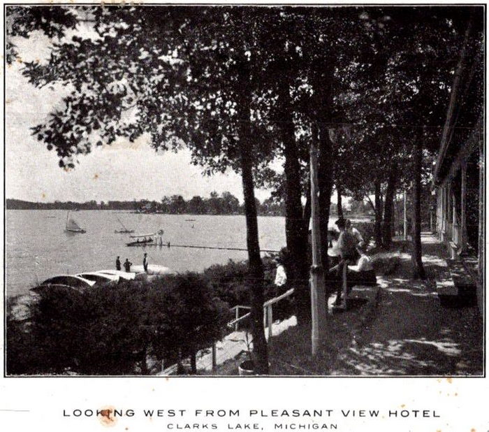 Pleasant View Hotel and Dance Pavillion - Vintage Postcard (newer photo)